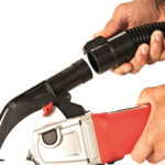 milwauke smerigliatrice 1550w con cuffia di aspirazione per taglio