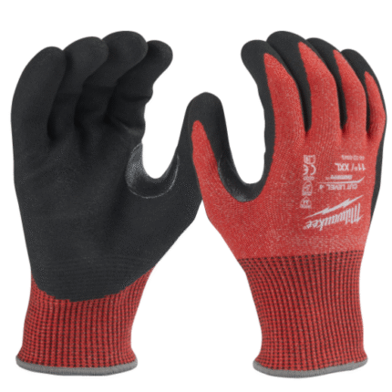 Milwaukee nitrilbeschichtete Handschuhe Kat. Schnitt d