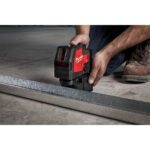 milwauke laser lineare verde ricaricabile usb a 2 linee con 2 punti piombo