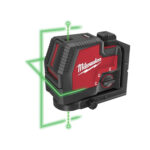 milwauke laser lineare verde ricaricabile usb a 2 linee con 2 punti piombo