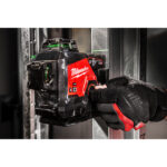 milwauke laser lineare verde m12™ a 3 linee 360°