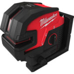 milwauke laser lineare verde m12™ a 2 linee con 4 punti piombo