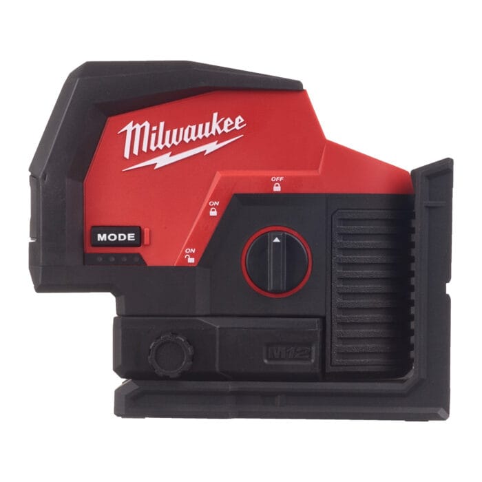 milwauke laser lineare verde m12™ a 2 linee con 2 punti piombo