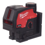 milwauke laser lineare verde m12™ a 2 linee con 2 punti piombo
