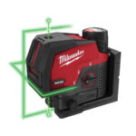 milwauke laser lineare verde m12™ a 2 linee con 2 punti piombo