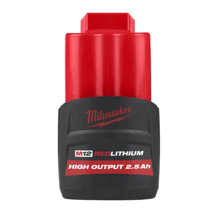 milwaukee batteria m12™ high output™ da 2.5 ah