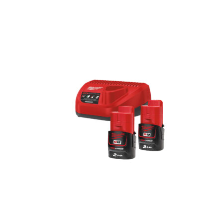milwauke energy kit m12™ 2 x 2.0 ah (12v)