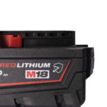milwaukee batteria m18™ 5.0 ah resistente agli agenti chimici