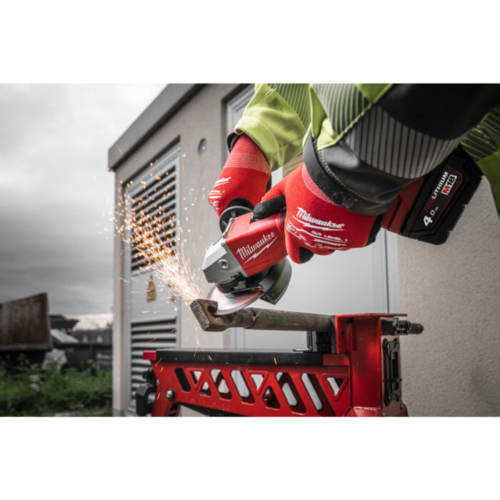milwaukee smerigliatrice angolare m18™ brushless 125 mm con avvio a slitta milwaukee smerigliatrice angolare m18™ brushless 125 mm con avvio a slitta