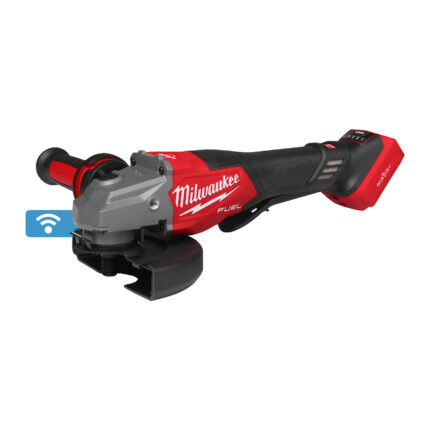 milwaukee smerigliatrice angolare alte performance da 125 mm con velocità regolabile m18 fuel™ con avvio a paletta e one key™