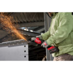 milwaukee smerigliatrice angolare alte performance da 180 mm con velocità regolabile m18 fuel™ con avvio a paletta e one key™