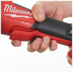 milwauke smerigliatrice angolare 115 mm a velocità variabile con interruttore a paletta e freno m18 fuel™