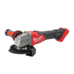 milwaukee smerigliatrice angolare 125 mm a velocità variabile con interruttore a slitta e freno m18 fuel™