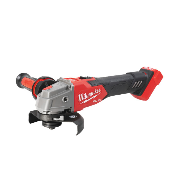 milwaukee smerigliatrice angolare 125 mm a velocità variabile con interruttore a slitta e freno m18 fuel™ milwaukee smerigliatrice angolare 125 mm a velocità variabile con interruttore a slitta e freno m18 fuel™