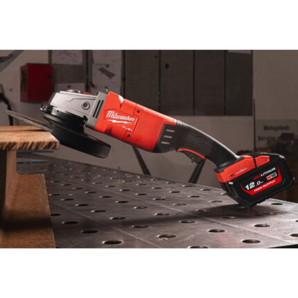 milwauke smerigliatrice angolare 230 mm con interruttore a paletta e freno m18 fuel™ one key™