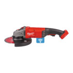 milwauke smerigliatrice angolare 230 mm con interruttore a paletta e freno m18 fuel™ one key™