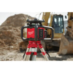 Milwaukee m18™ 600 m horizontal beam red rotating laser level with one-key™