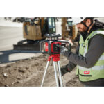 Milwaukee m18™ 600 m horizontal beam red rotating laser level with one-key™