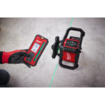 milwaukee m18™ 300 m rotating laser level green horizontal and vertical beam with one key™