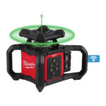 milwaukee m18™ 300 m rotating laser level green horizontal and vertical beam with one key™