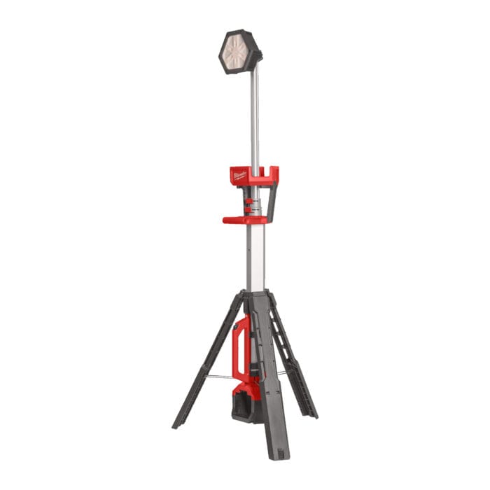 milwaukee torre faro led multidirezionale con treppiede m18™ 2.800 lumen