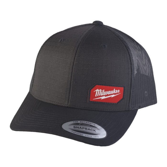 milwauke cappellino trucker nero
