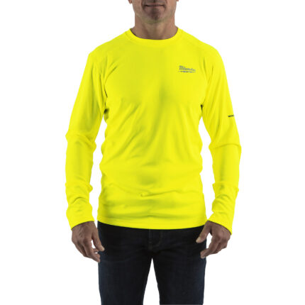 milwauke t shirt long sleeve workskin™ warm yellow