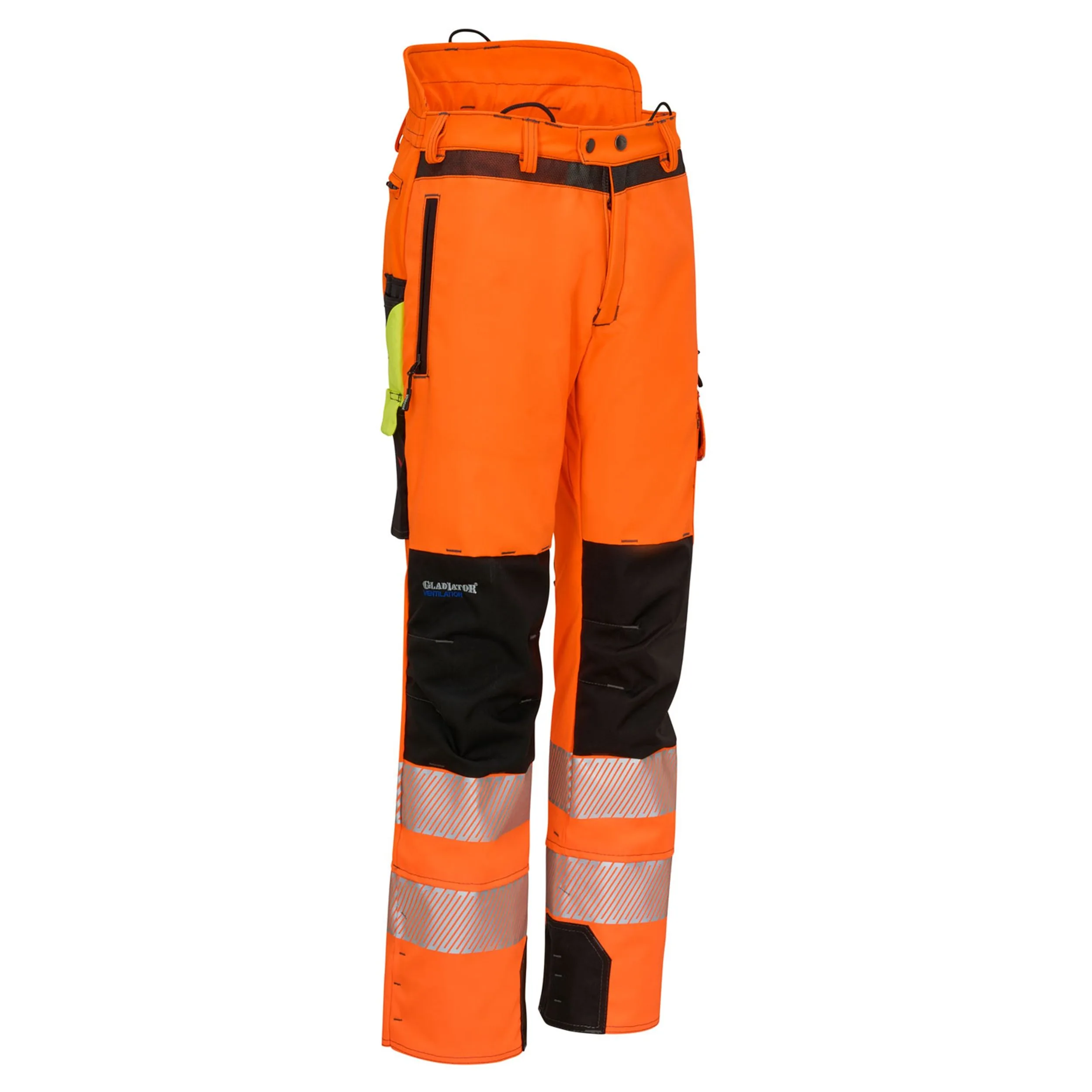 pfanner ventilation pantalone di protezione arancio brillante en 20471