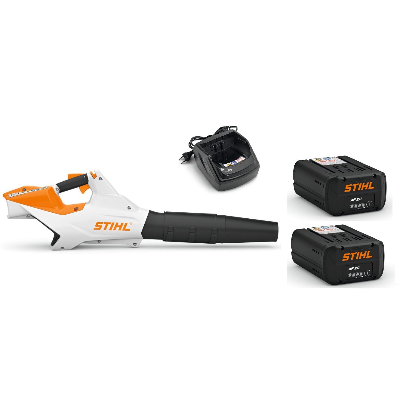stihl bga 86 con 2 batterie ap 20 e caricatore al 101
