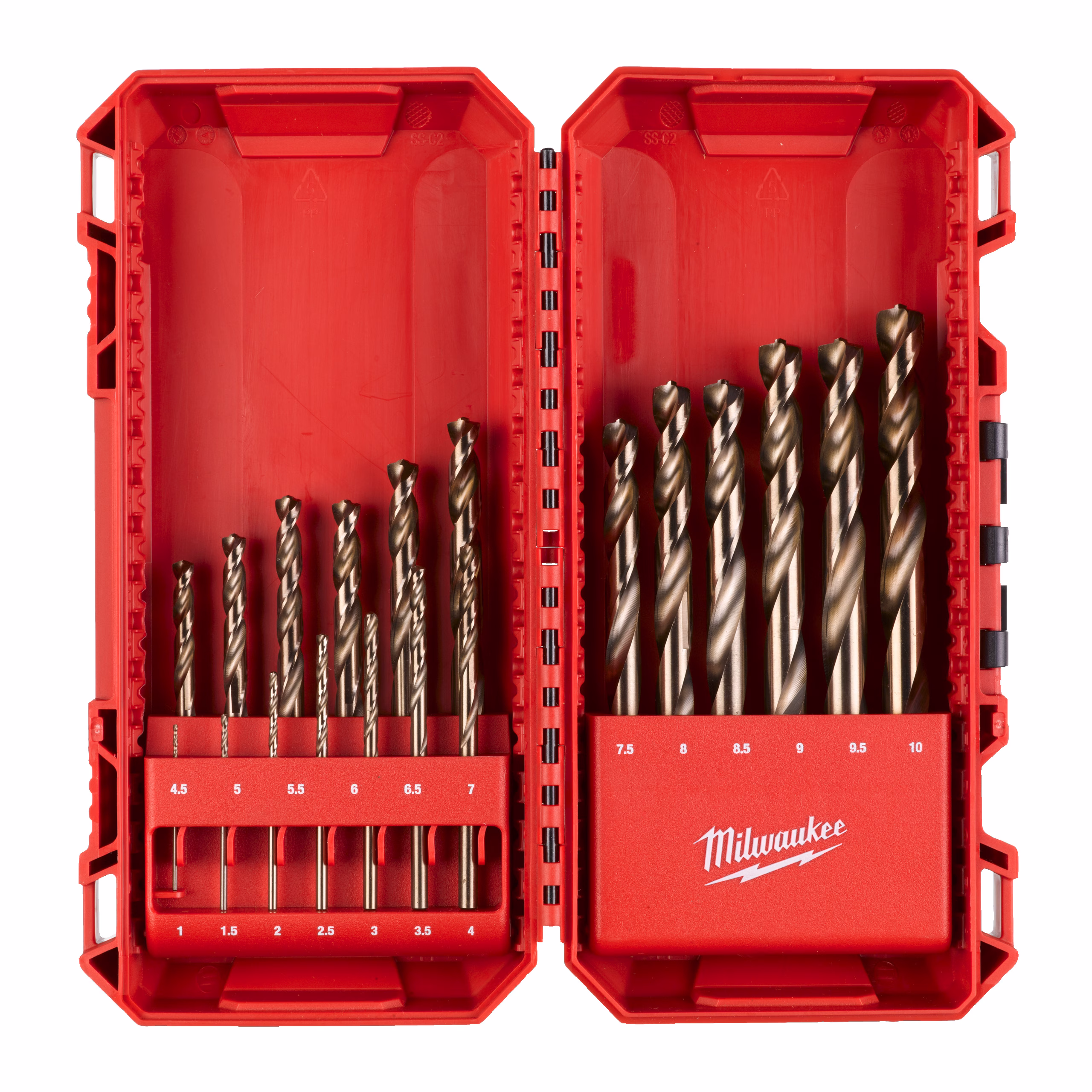 milwaukee set punte metallo hss g milwaukee set punte metallo hss g