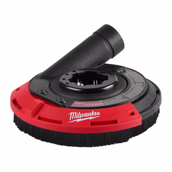 milwaukee protezione antipolvere per smerigliature dsg180. aggancio rapido senza attrezzi alle smerigliatrici da 180 e 230 mm, modelli agv22, ag24, agvk24 e fuel™. non compatibile con le lag dotate di autobilanciatore. per consentire l’accesso agli angoli e la levigatura fino ai bordi, è possibile la funzione frontale scorrevole senza attrezzi. la cuffia è compatibile con gli aspiratori milwaukee® classe m, grazie allo specifico adattatore "click system" fornito con l’aspirapolvere.