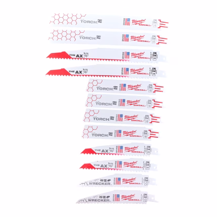 milwaukee set lame per sega diritta