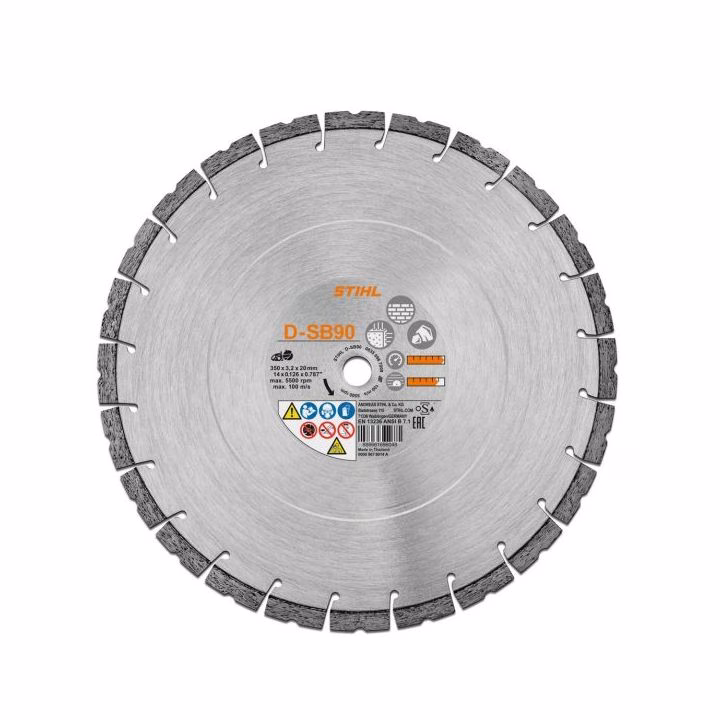 stihl disco diamantato, cemento/pietra dura, d sb90, Ø 350mm/14" stihl disco diamantato, cemento/pietra dura, d sb90, Ø 350mm/14"