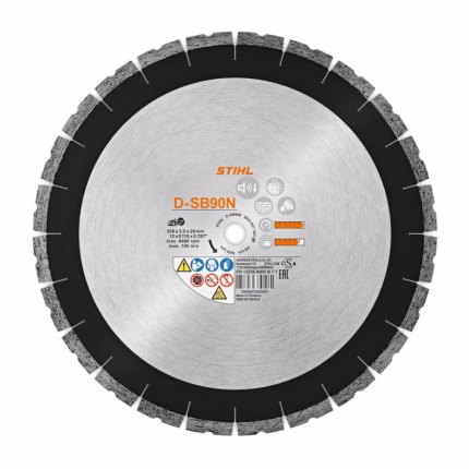 stihl disco diamantato da taglio, calcestruzzo/pietra dura, d sb90n, Ø 350 mm/14"