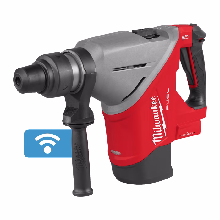 milwaukee martello demo perforatore sds max m18 fuel™ classe 7 kg 45 mm con one key™