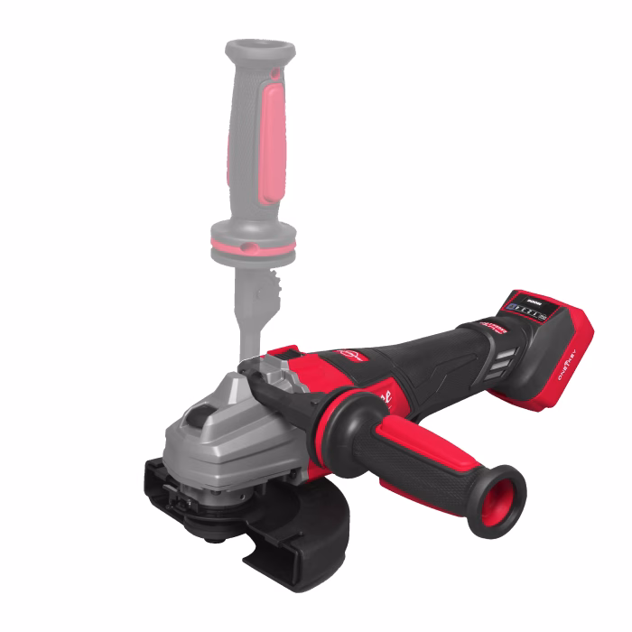 milwaukee smerigliatrice angolare alte prestazioni 125 mm m18 fuel™ con doppio interruttore, velocità variabile e one key™