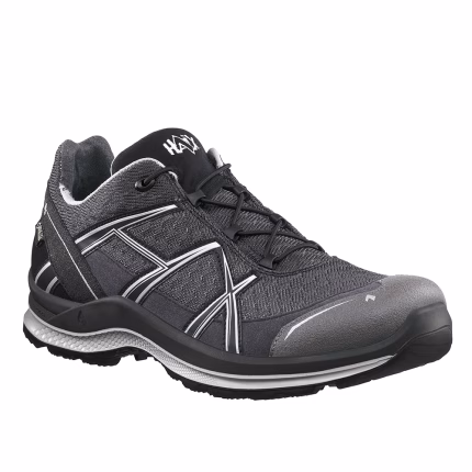 haix black eagle adventure 2.2 gtx low graphite silver uk 6.0 / eu 39