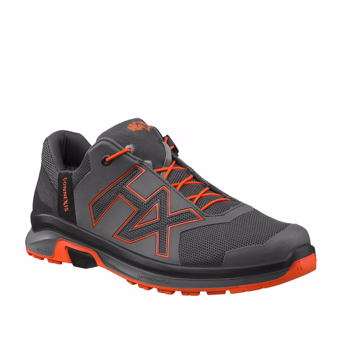 haix connexis go gtx low grey orange uk 6.0 / eu 39