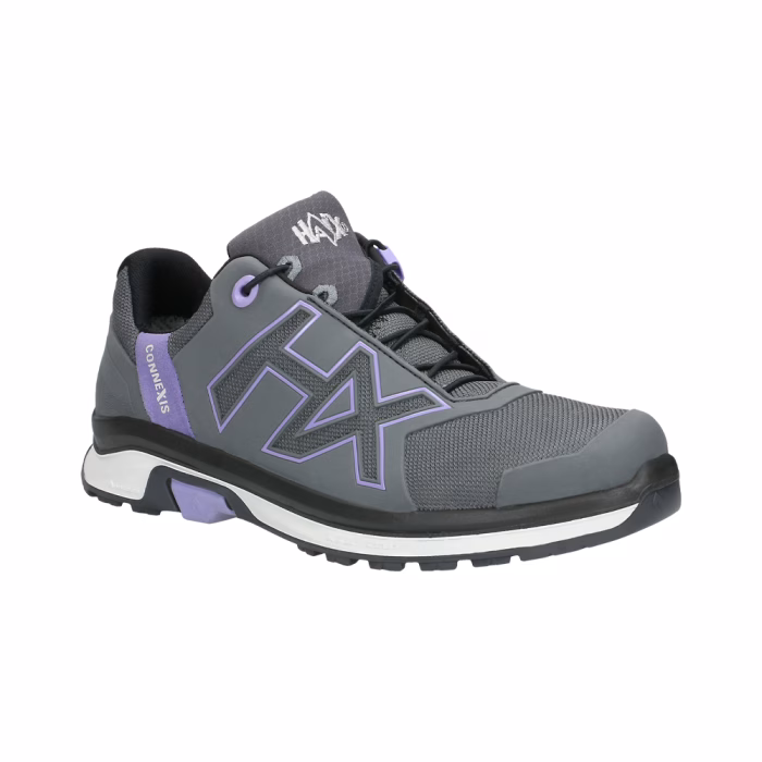 haix connexis go 2.0 gtx ws low purple grey uk 3.0 / eu 35