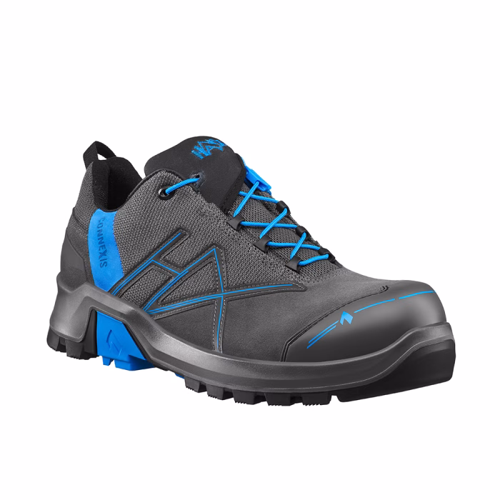 haix connexis safety+ gtx low grey blue uk 6.0 / eu 39