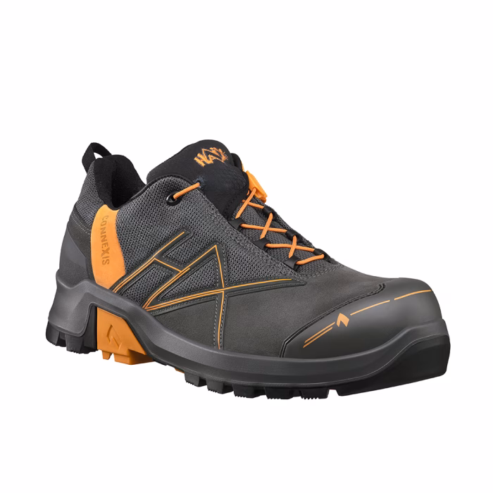 haix connexis safety+ gtx low grey orange uk 6.0 / eu 39