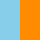 azzurro arancione