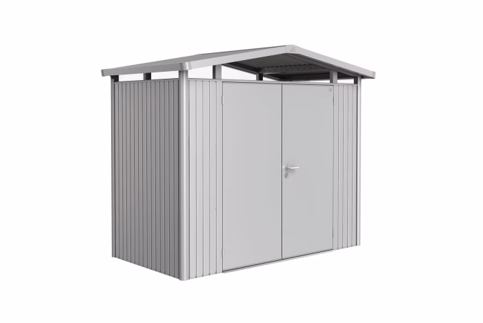 casetta panorama mis. p1 argento met. con porta a due battenti