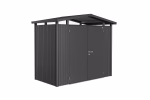 casetta panorama mis. p1 grigio scuro met. con porta a due battenti