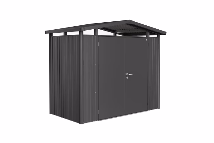 casetta panorama mis. p1 grigio scuro met. con porta a due battenti