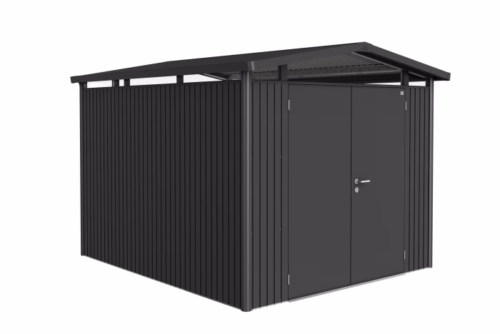 casetta panorama mis. p5 grigio scuro met. con porta a due battenti