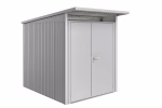 casetta avantgarde mis. a2 argento metallizzato con porta a due battenti stretta