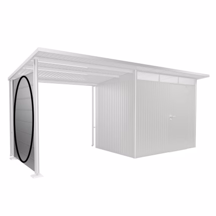 pannello laterale per tetto laterale di avantgarde a1,a5 shed argento metallizzato