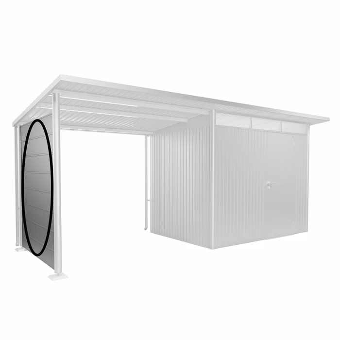 pannello laterale per tetto laterale di avantgarde a1,a5 shed argento metallizzato