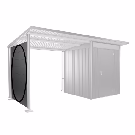 pannello laterale per tetto laterale di avantgarde a1,a5 shed grigio scuro metallizzato